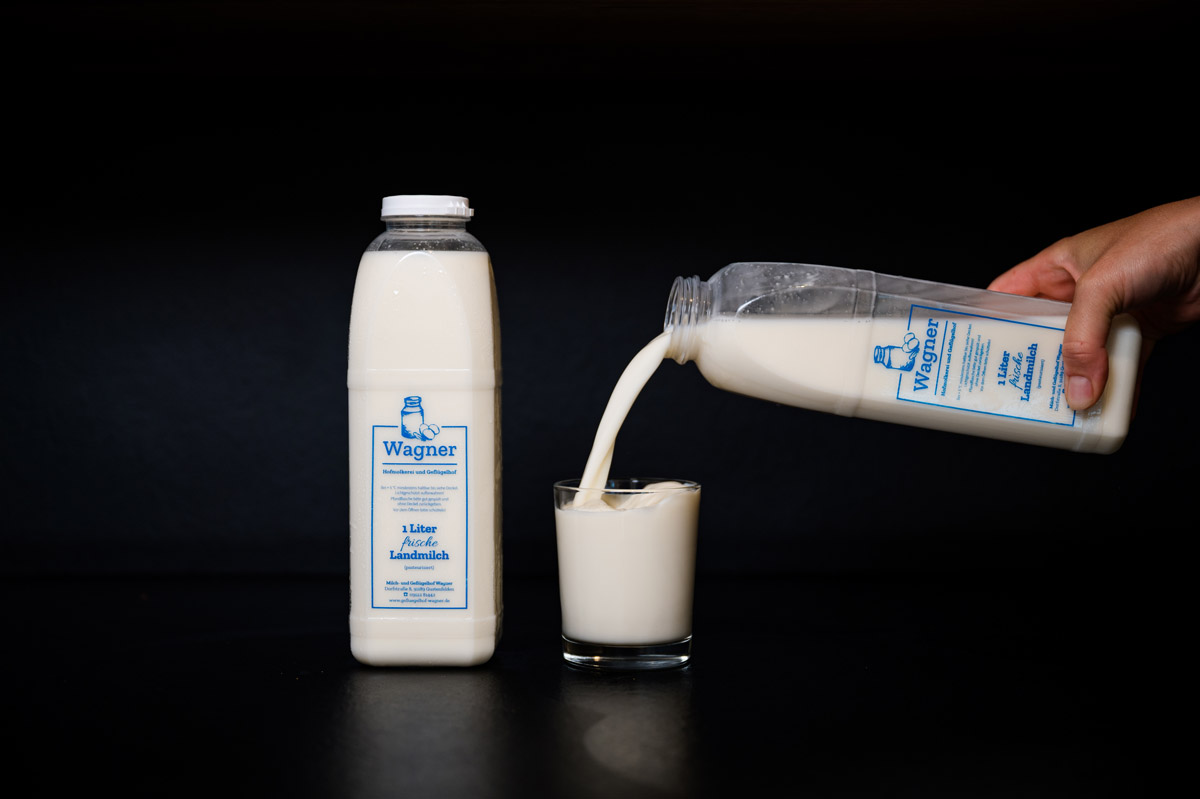 Milch und Milchprodukte aus eigener Produktion